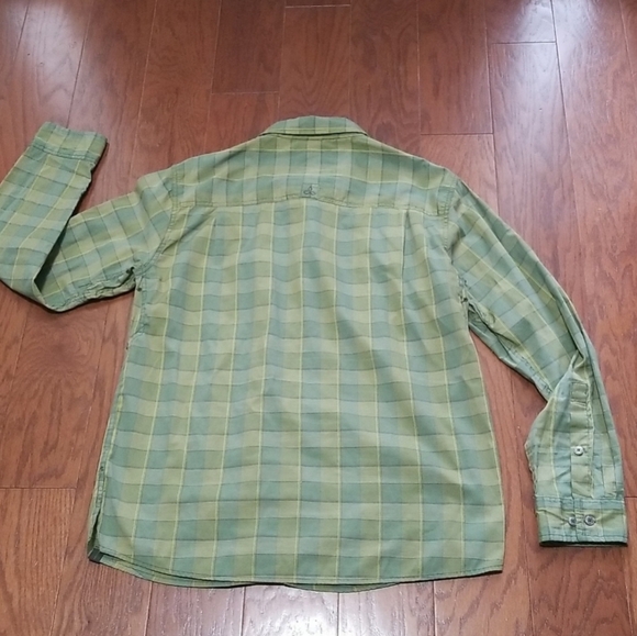 PrAna plaid button down shirt sz xl - Picture 3 of 13